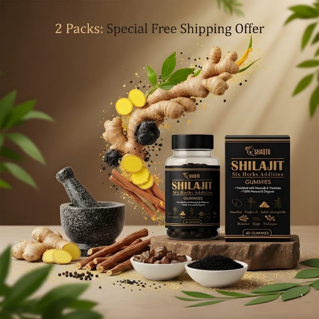 ShilaGums - (Buy 2 Get FREE Shipping) 100% Pure Himalayan Shilajit Gummies | 120 Count